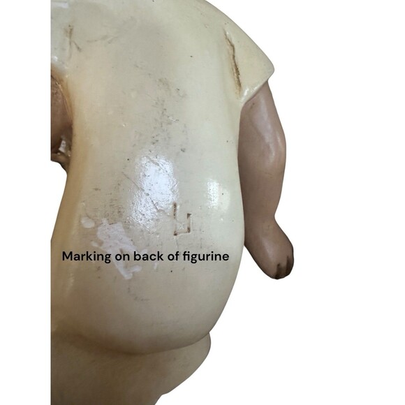 Antique Infant Jesus 1900s Real Wood Manger Nativity Baby Religious Decor - Picture 8 of 16